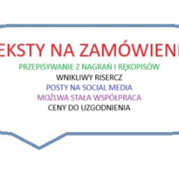 Przepisywanie i skład tekstu Kalisz 1