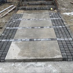 Układanie kostki brukowej Czeszów 4
