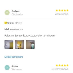 Malowanie mieszkań Ojrzeń 3