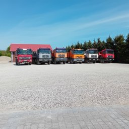 P.P.H.U. Usługi Transportowe Sprzęt Budowlany Ewa Rubacka - Przed domem Giżycko