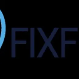 Logo 'FIXFORM' z motywem serca i mózgu z połączeniami neuronowymi w odcieniach niebieskiego na czarnym tle. Minimalistyczny design.