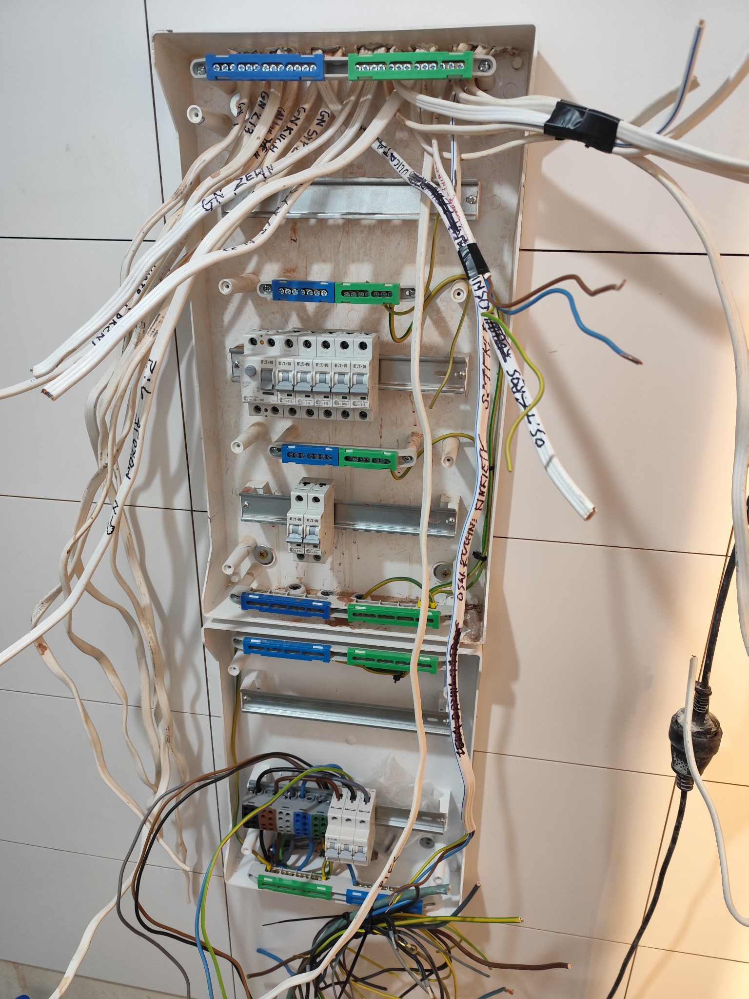 Przygotowanie do obszywanie rozdzielni