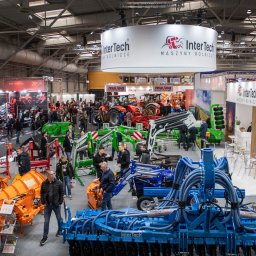 Stoisko targowe dla firmy InterTech na targi branżowe w Niemczech.