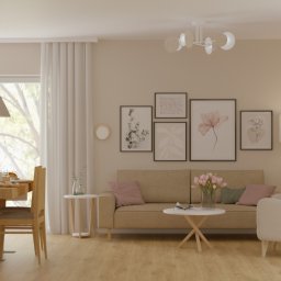 DekorAnn - Salon w stylu Scandi, miejsce realizacji - Św. Katarzyna- Biuro Projektowe DekorAnn