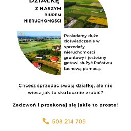 Projekt plakatu dla firmy z branży nieruchomości