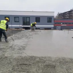 Betonowanie stropu filigran