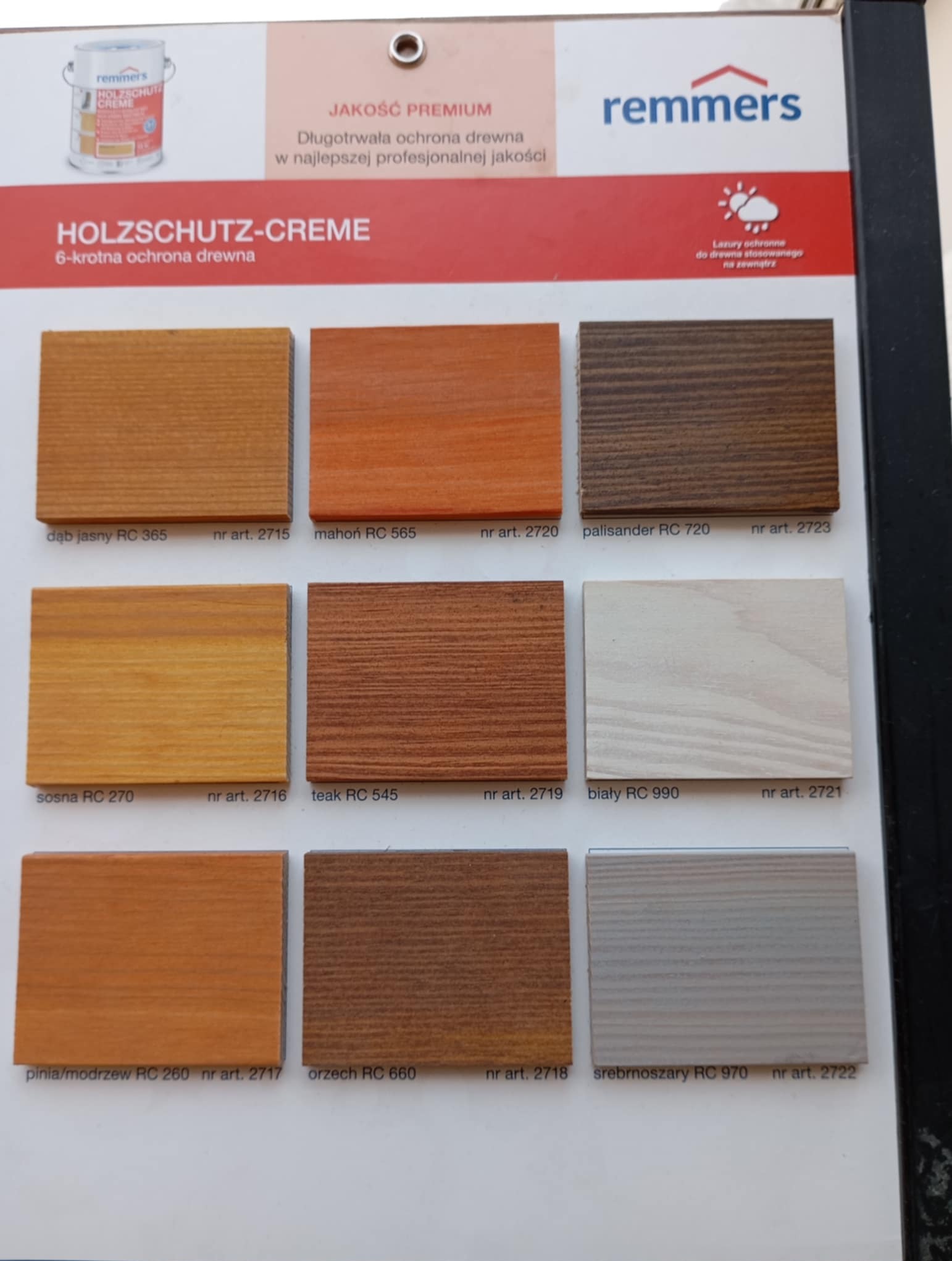 Propozycje kolorów do barwienia parkietów i podłóg z desek.