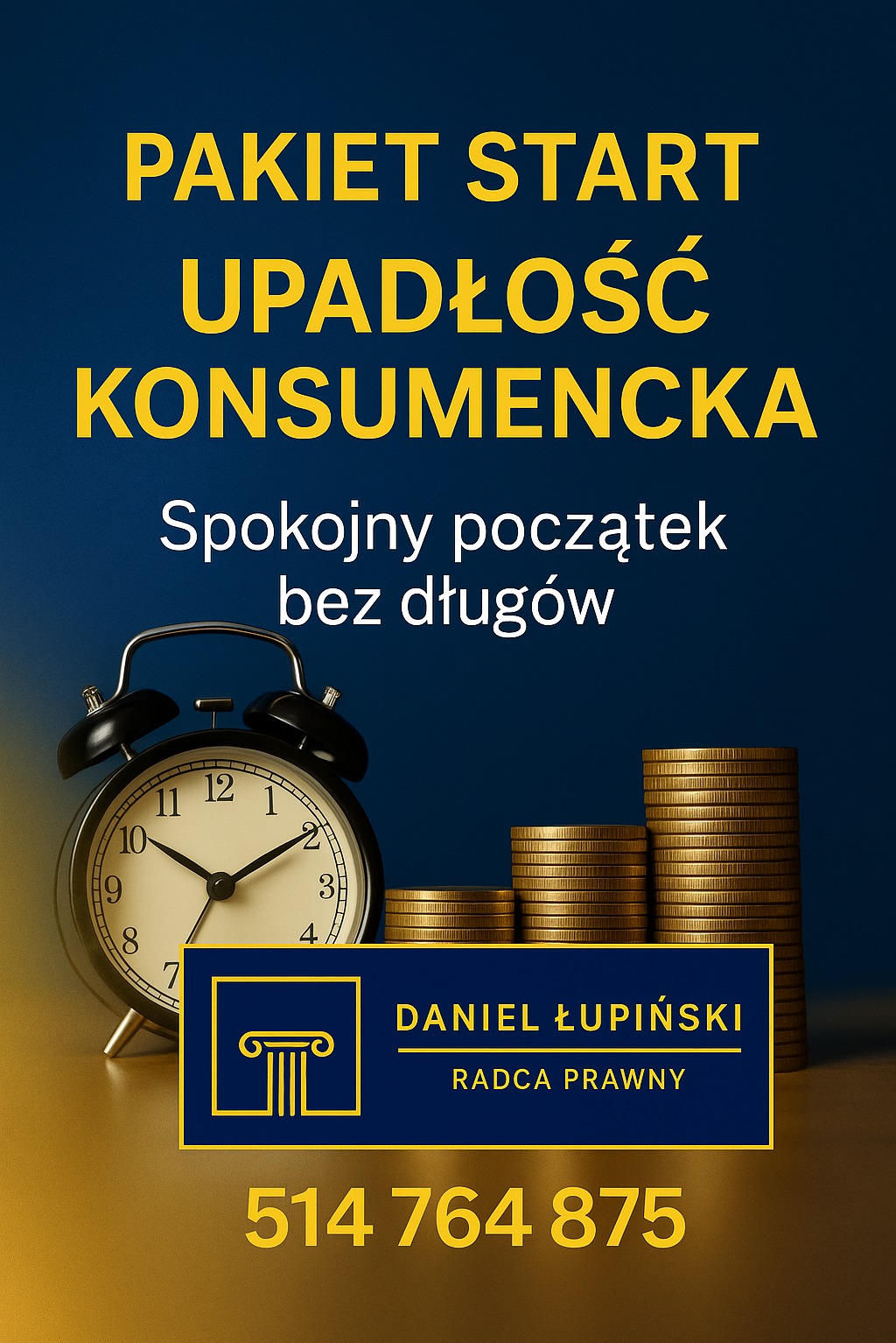 Upadłość konsumencka to Twój nowy start.