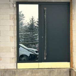 paterDOM Mikołaj Reiter - Realizacja - drzwi zewnętrzne aluminiowe ALUHAUS