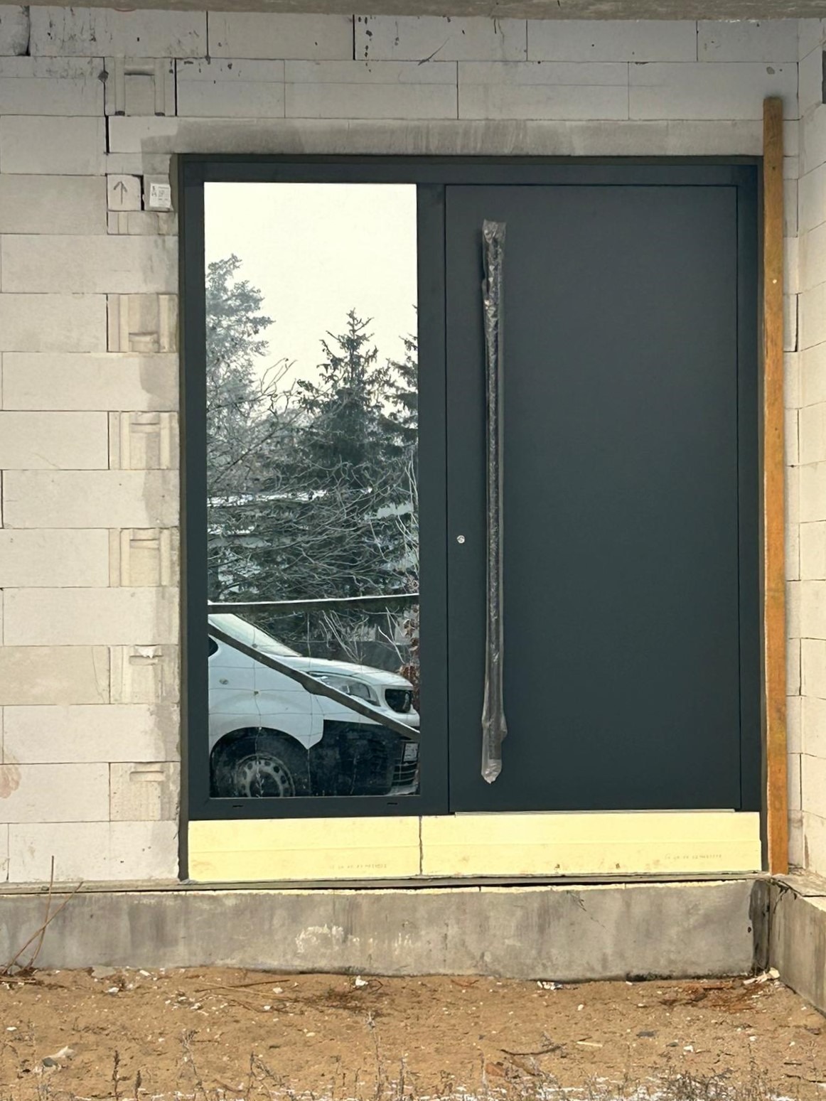 Realizacja - drzwi zewnętrzne aluminiowe ALUHAUS