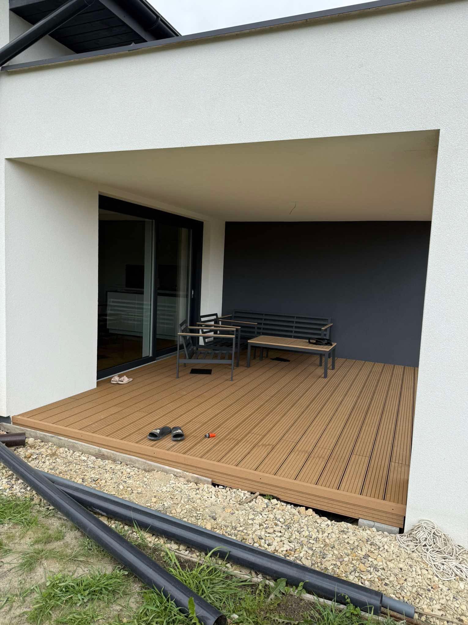 Deska z deski kompozytowej luna teak