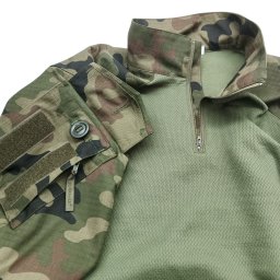 Combat Shirt TF-50 - połączenie tkaniny zasadniczej oraz dzianiny na korpus