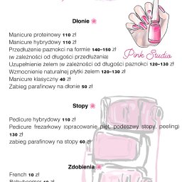 Cennik wykonany na zamówienie