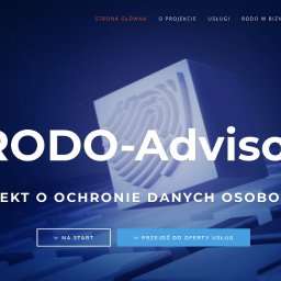 Nasz projekt o ochronie danych osobowych - zapraszam na www.rodo-advisor.com