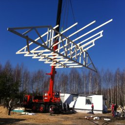 Montaż więźby dachowej prefabrykowanej 