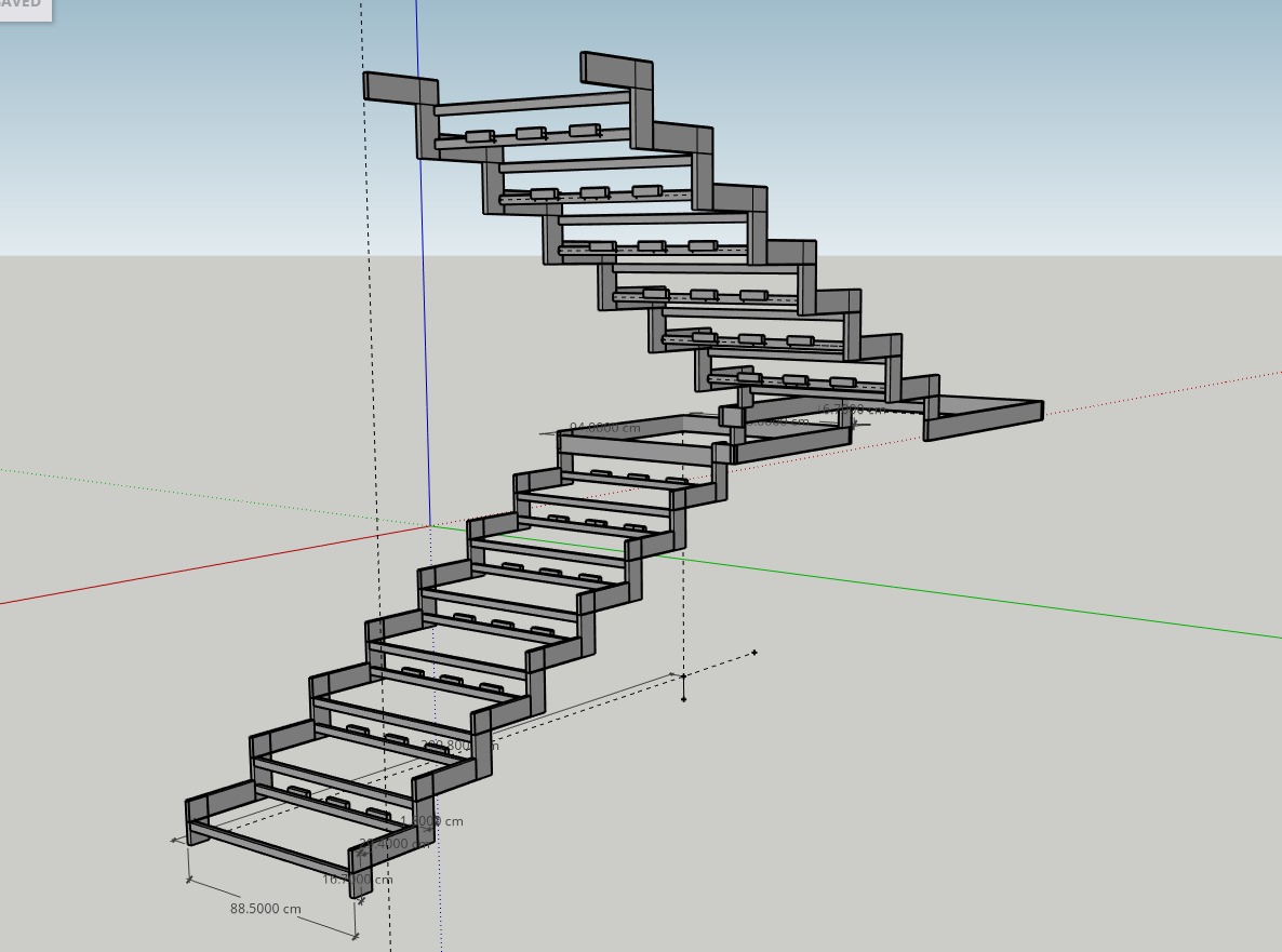Projekt i wykonanie schodów dywanowych