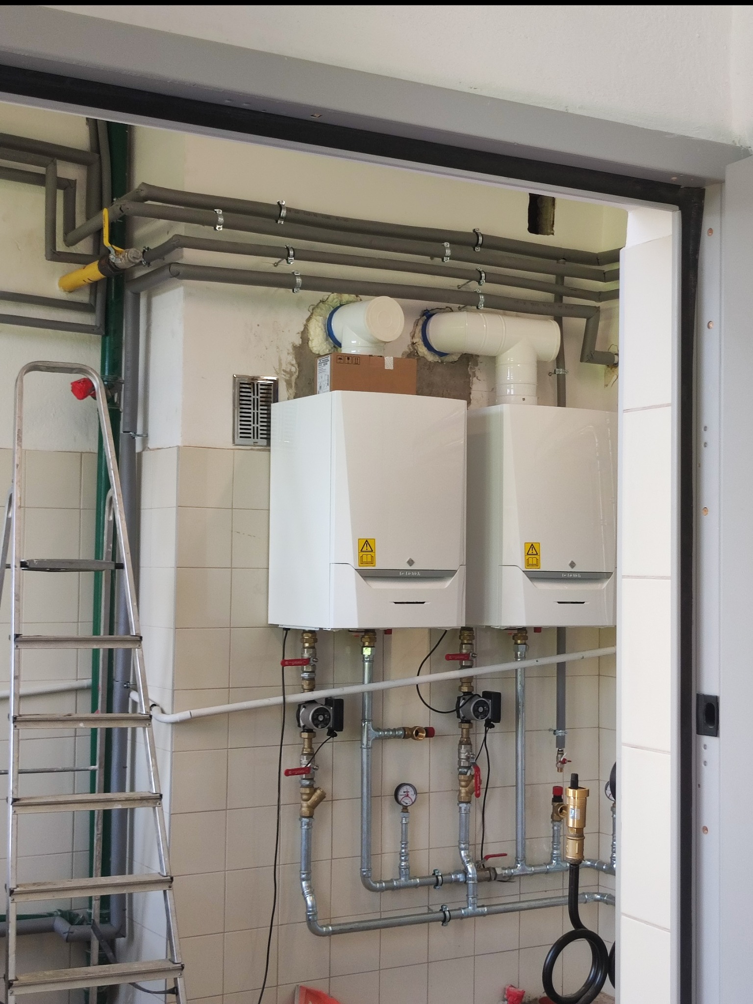 Centralne ogrzewanie w kaskadzie