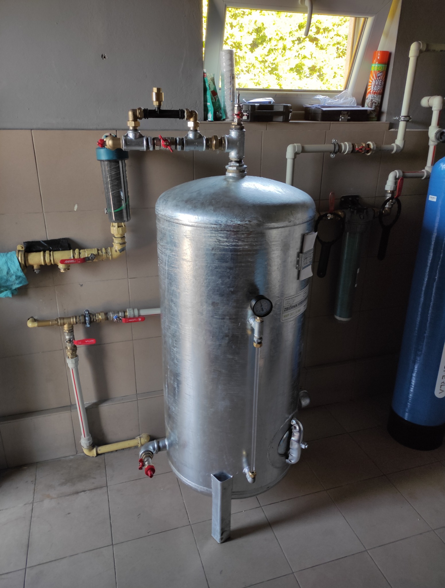 Montaż zestawu hydroforowego wraz z stacja Ecoperla