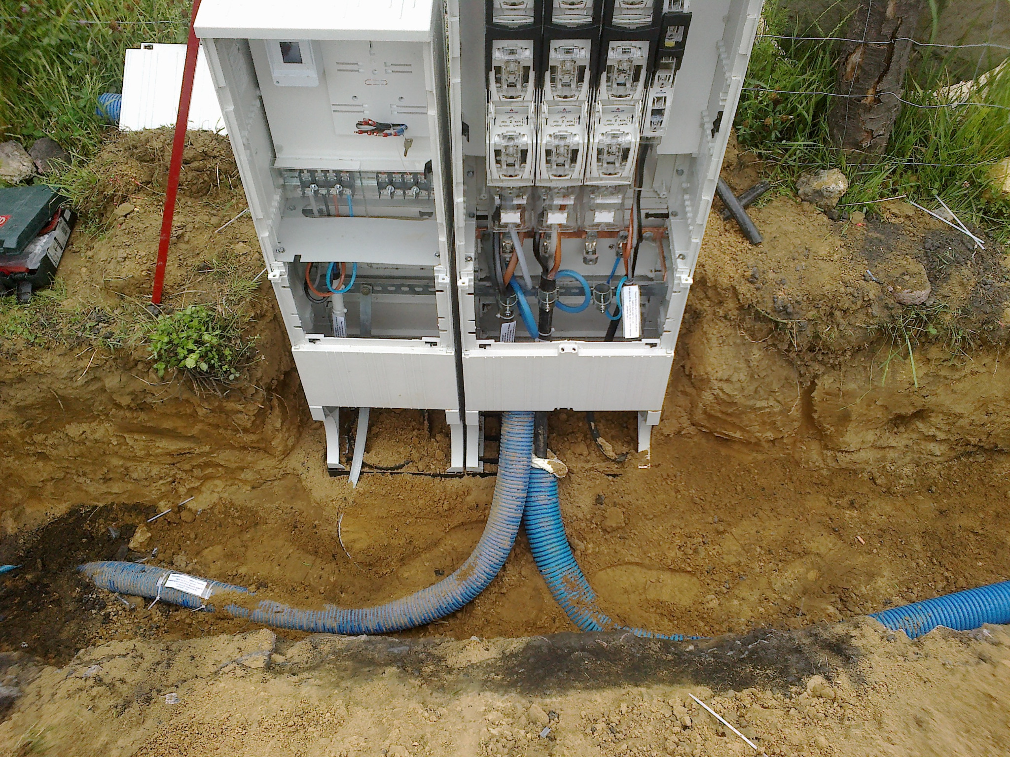 Budowa linii kablowej nN oraz złącza ZK i ZKP