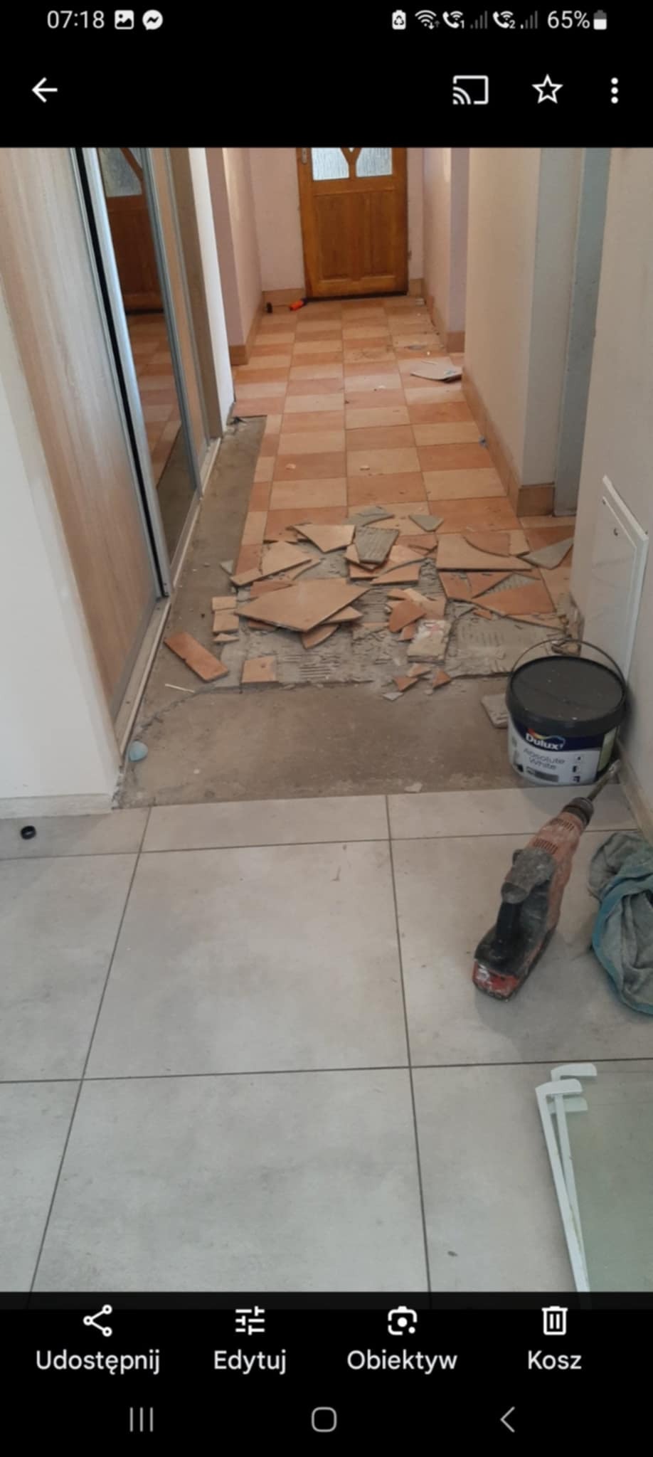 Skuwanie i układanie płytek