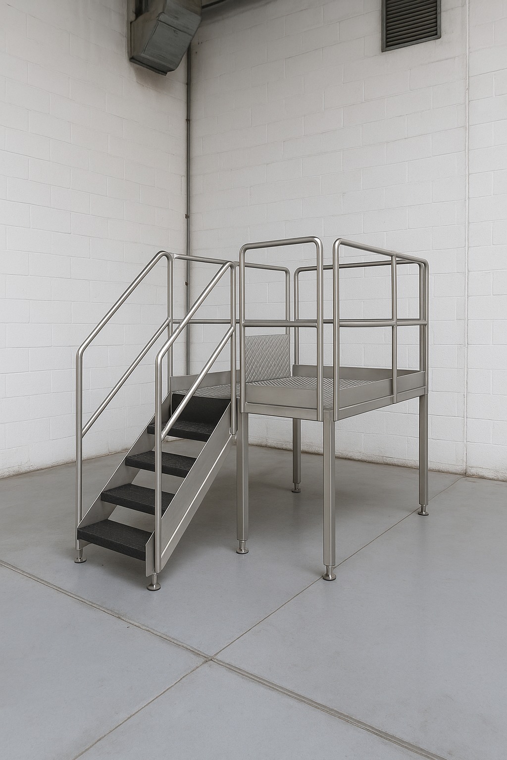 Podest ze stali nierdzewnej