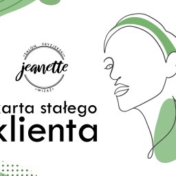 Weronika Kaczmarczyk - przód karty stałego klienta dla kobiet do salonu kosmetycznego