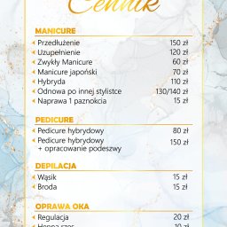 cennik dla salonu kosmetycznego