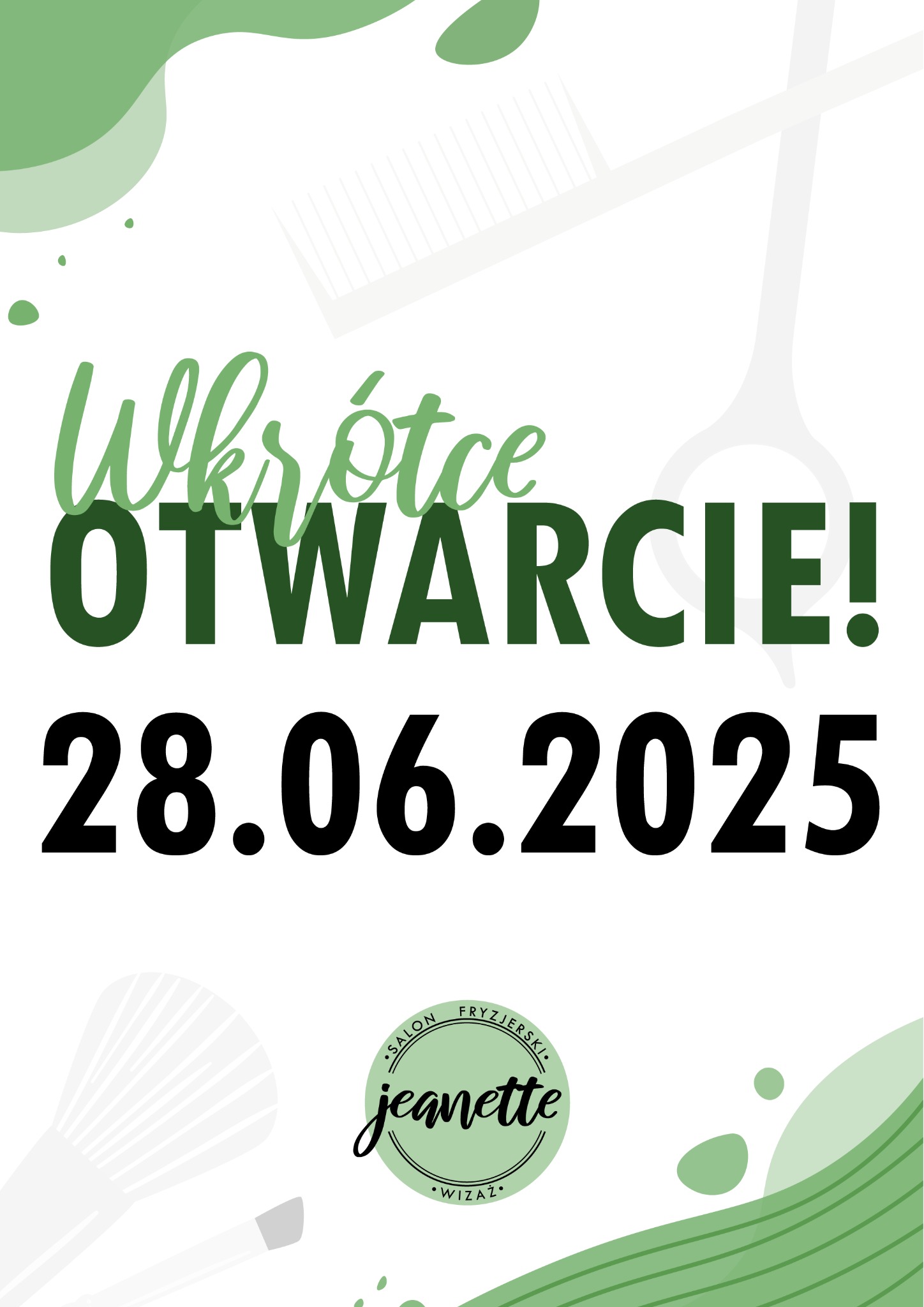 przód ulotki do salonu kosmetycznego