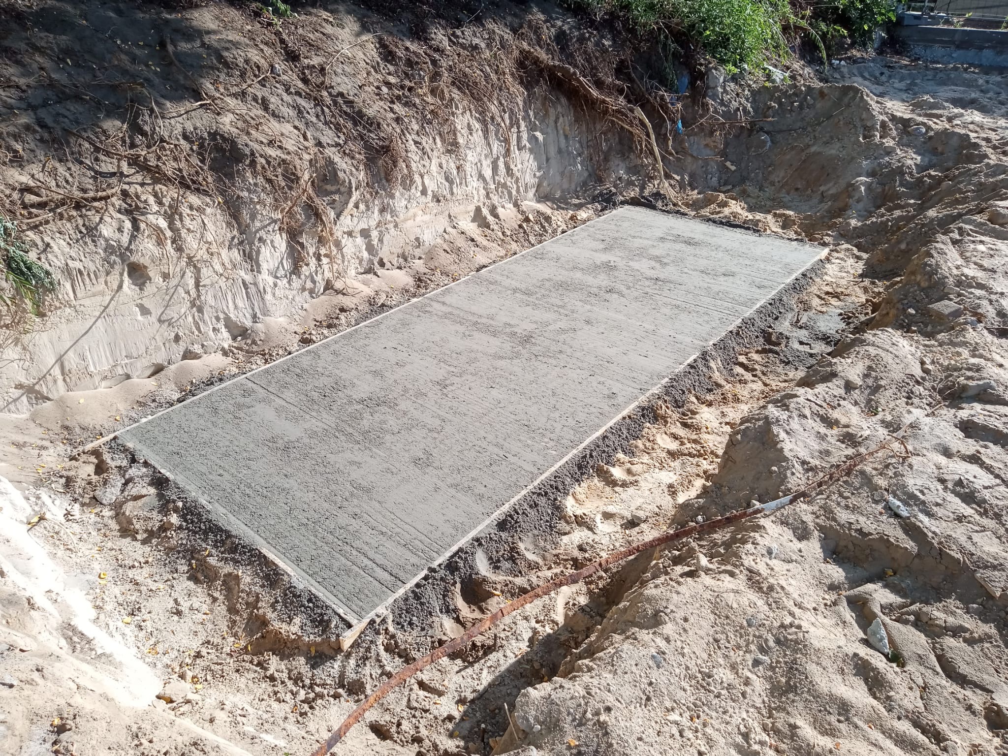 Chudziak pod kontener techniczny na stacji paliw Orlen (stacja wodorowa)