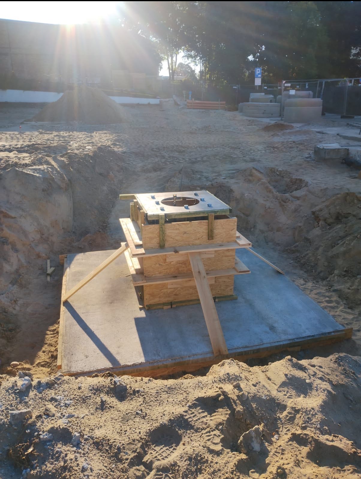 Szalunek stopy wiaty.