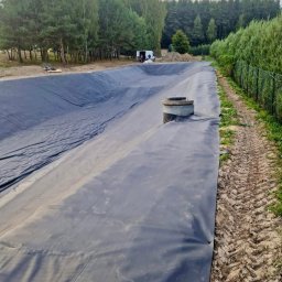 Uszczelnianie zbiorników wodnych.