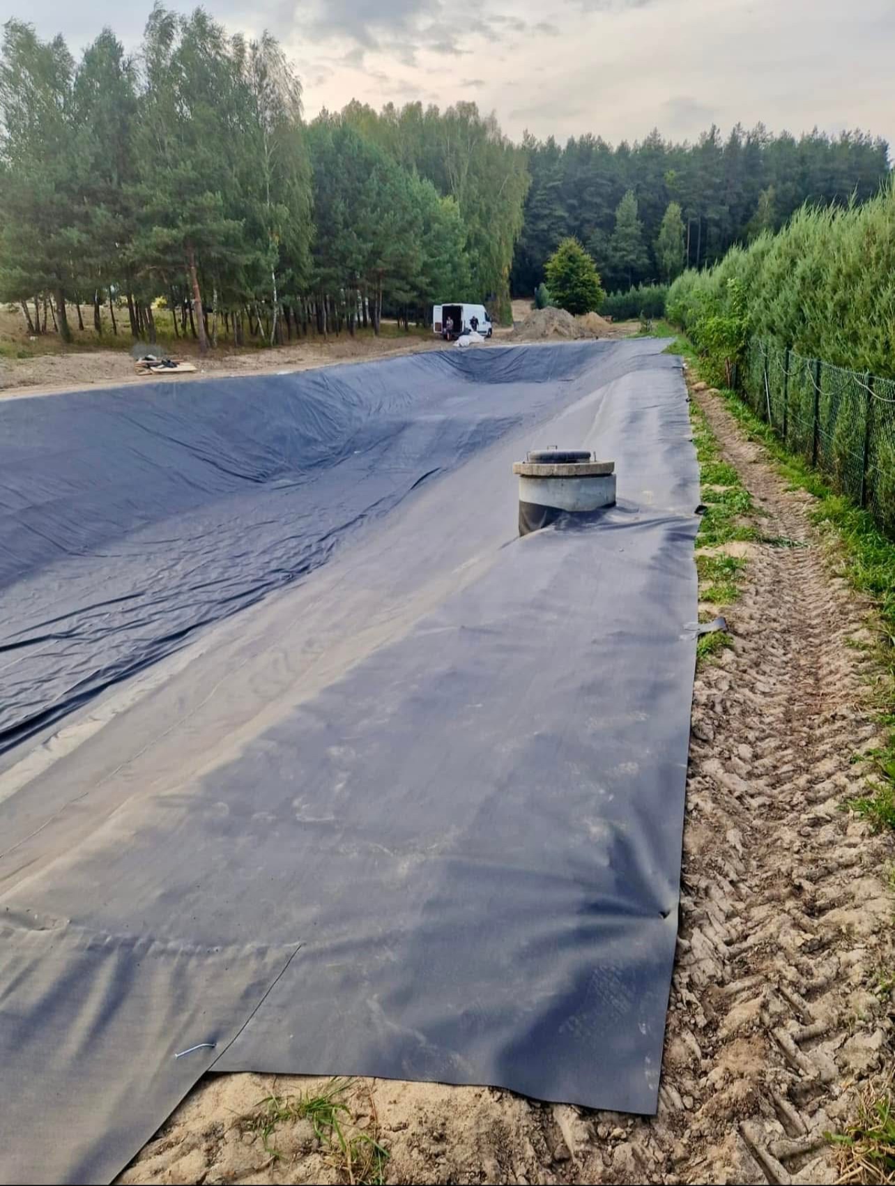 Uszczelnianie zbiorników wodnych.