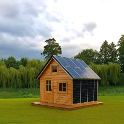 Domki Solarne z dotacją i na raty - Przed domem Gostynin