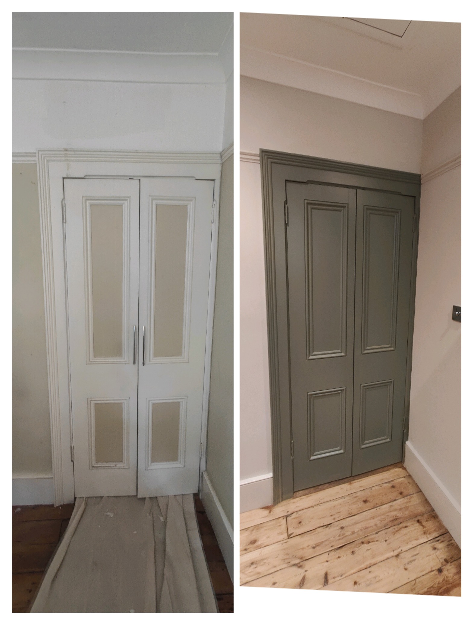 Renowacja starych drzwi i ościeżnicy