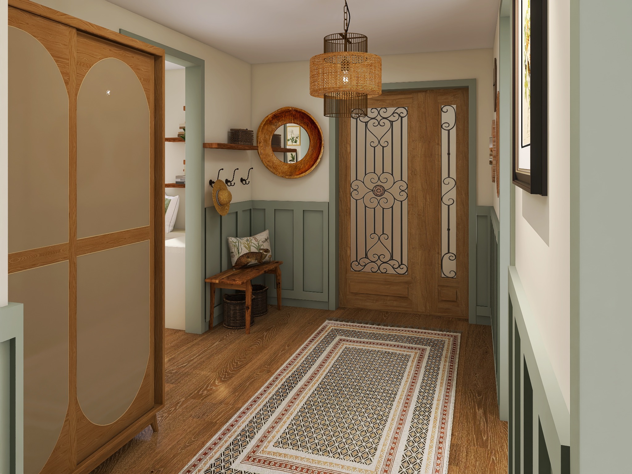 visual staging domek na wsi