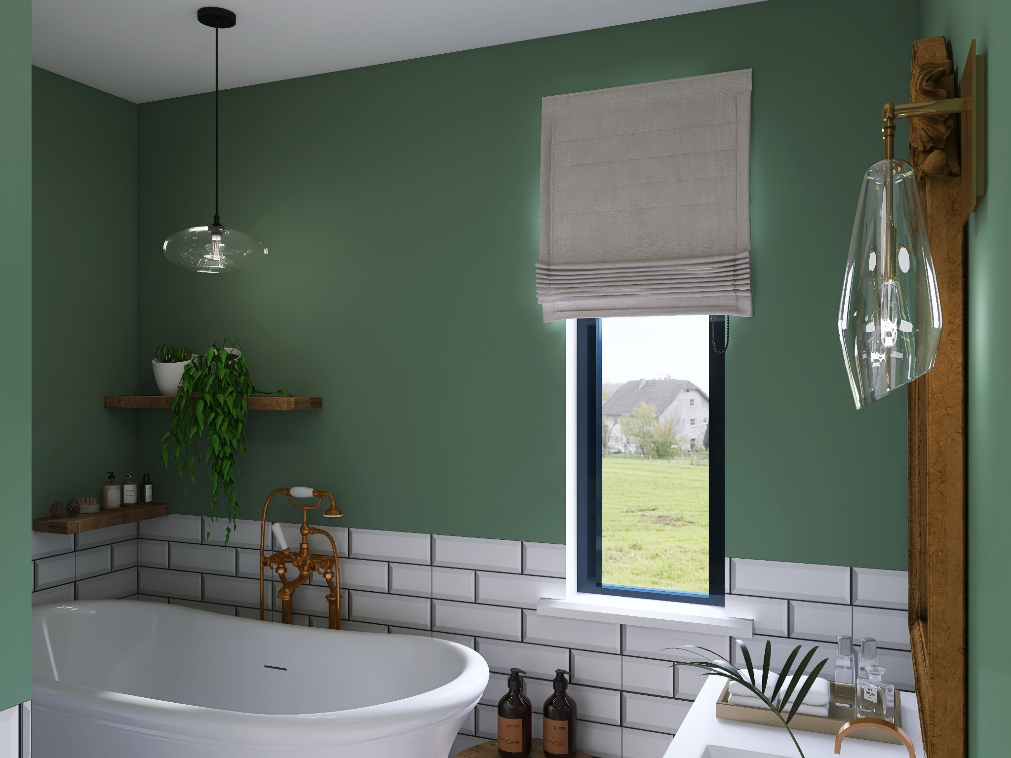 visual staging - domek na wsi