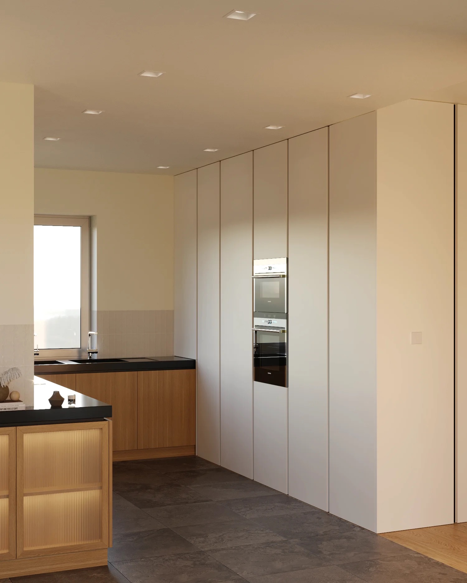 Kuchnia z wysoką zabudową