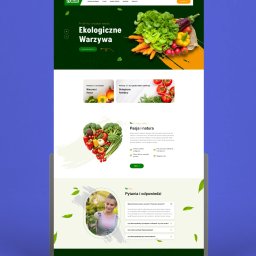 Strona internetowa wykonana dla producenta żywności ekologicznej z Jasnochówka
