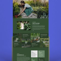 Strona internetowa przygotowana dla firmy Gardyn specjalizującej się w projektowaniu i realizacji ogrodów