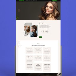 WEB 200 Tomasz Latusek - Strona internetowa przygotowana dla salonu fryzjerskiego.