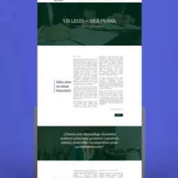 Strona internetowa przygotowana dla Pani Patrycji, która prowadzi kancelarię adwokacką
