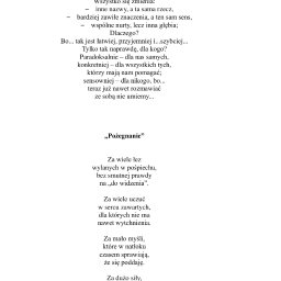 ....moje ostatnie wiersze....