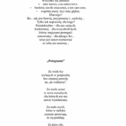 ....moje ostatnie wiersze....