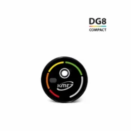 Kompaktowy przełącznik DG8 KME z kolorową skalą, widoczny z bliska na białym tle. Montaż instalacji autogaz w Ząbkach.