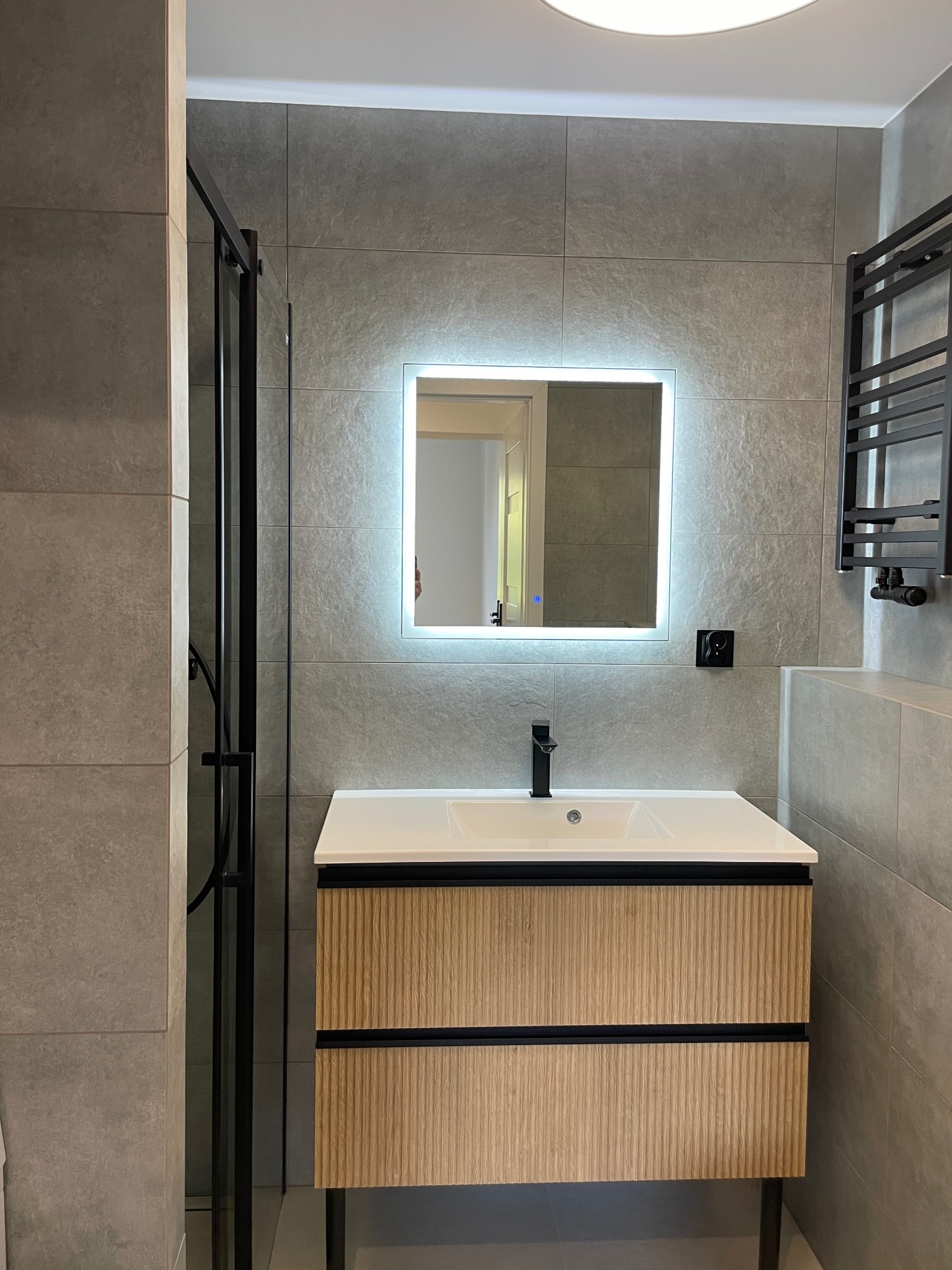 Remont łazienki zgodnie z projektem.