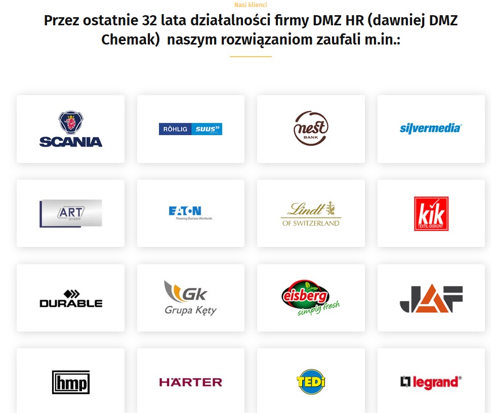 Oto kilku klientów, którzy nam zaufali :)!