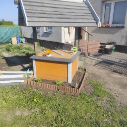 Zabudowa starej studni gotowa. Od projektu aż po montaż 