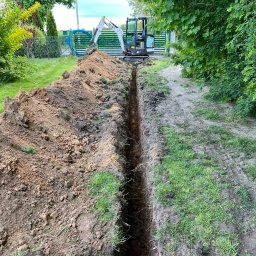 Wykop pod instalacje Raczyn 4