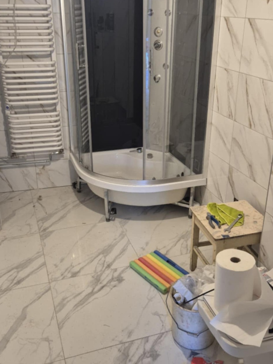 Łazienka przed i po