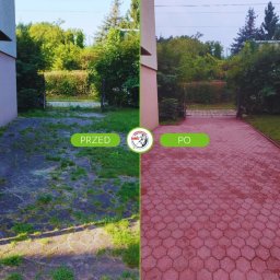 Mycie kostki brukowej Mława 4